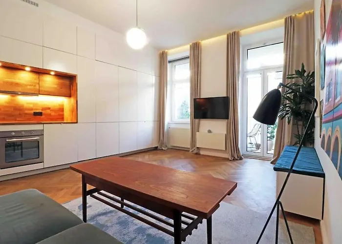 Smart Mit Balkon Am Augarten Park Naehe Zentrum * Відень